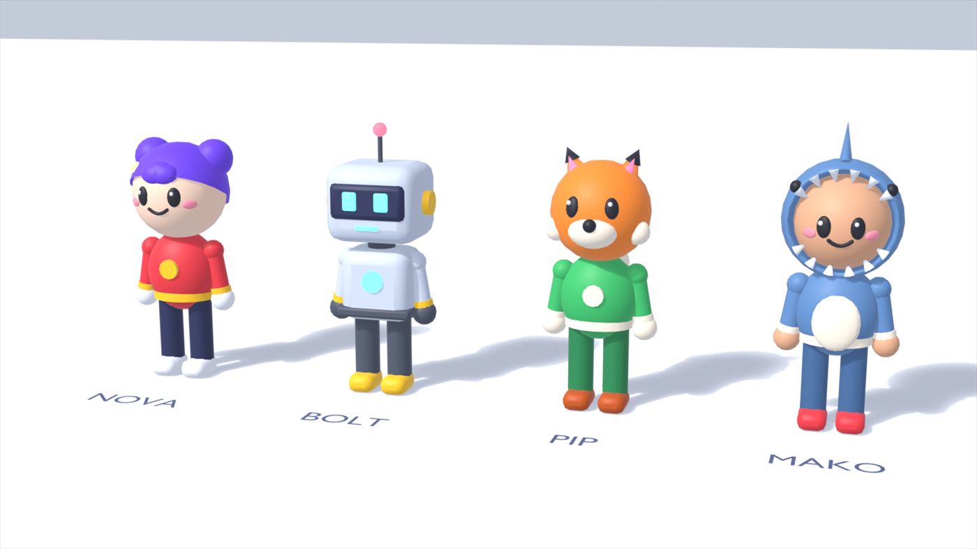AR Kart characters