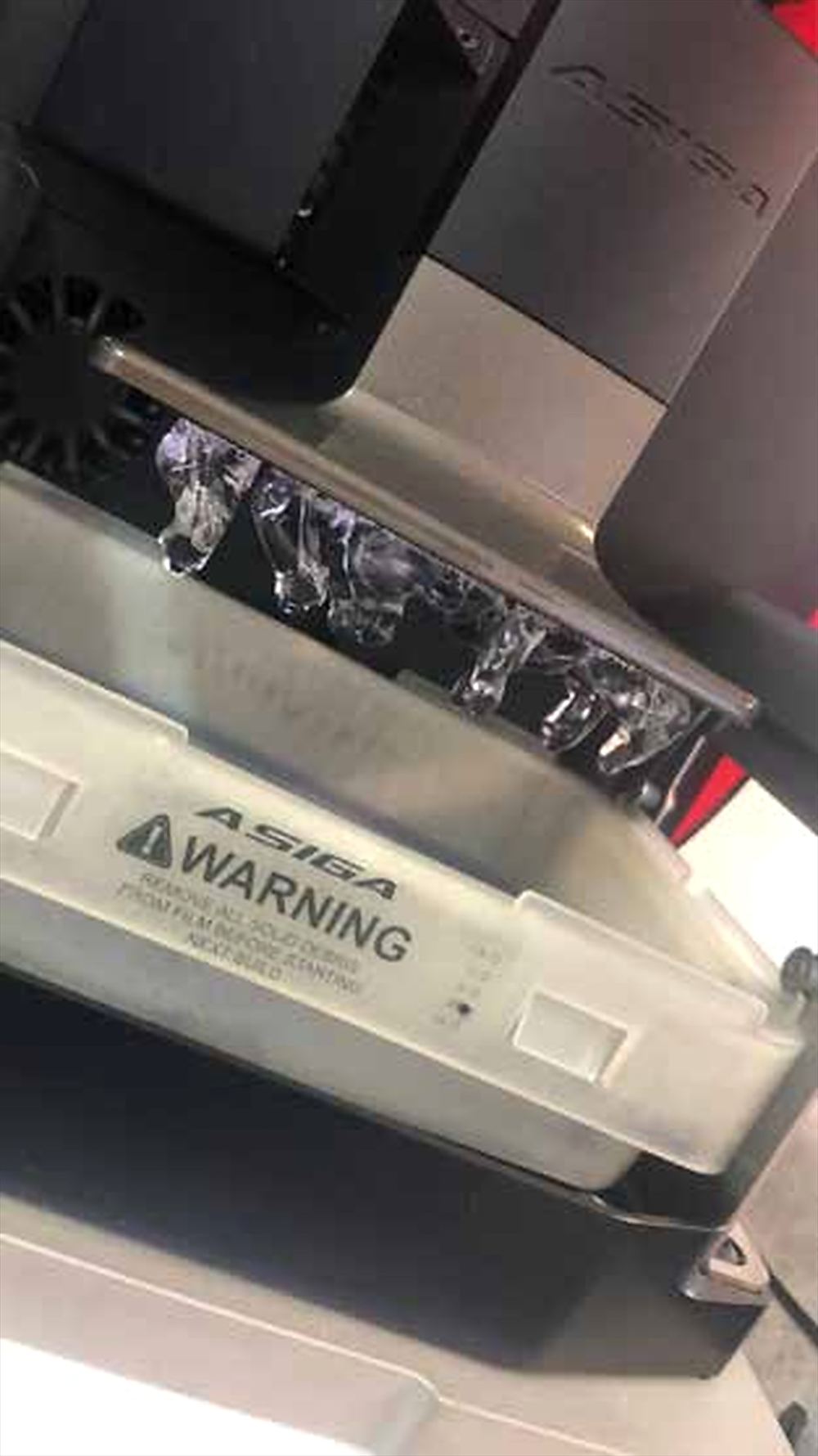 Prosthesis being 3D printed